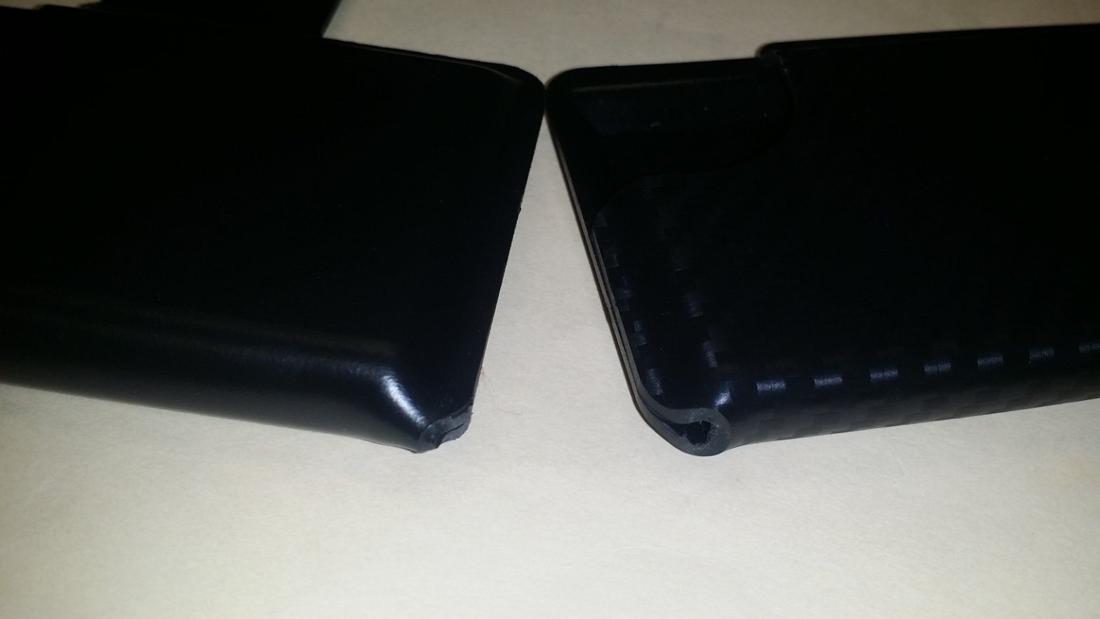 Black formed components at Hill Plastics